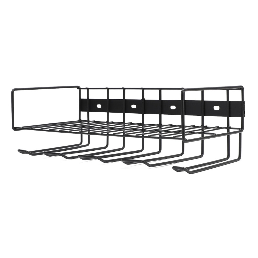 Storage Racks Cordless Drill Tool Shelf Wall Mounted Iron Heavy Duty Power Tool Organizer For Home Garage Storage Solutions 6947110383798