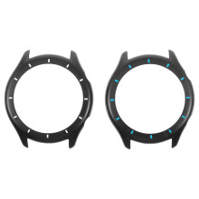 2Pcs Anti-Scratch Plastic Watch Shells Protective Black Watch Covers