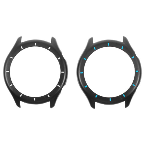 2Pcs Anti-Scratch Plastic Watch Shells Protective Black Watch Covers