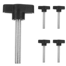 5St Handdraad Duimschroeven Met Ergonomische Grip Voor Machines