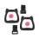 Pull Ups Rings Pp Hand Grip Nylon Strap 1 Set 6