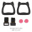 Pull Ups Rings Pp Hand Grip Nylon Strap 1 Set 8