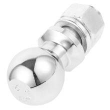 Silver Iron Trailer Hitch Ball Durable Tow Ball for Rv Trailer Use