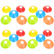 25Pcs Ppt Plastic Disc Cones for Soccer Basketball Football Training