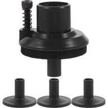 1Set Drum Cymbal Felt Washers and Plastic Stand Sleeves Black Durable
