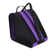 Ice Skate Bags for Children, Large Capacity Inline Skates Storage Bag, Breathable Purple Roller Skate Bag