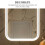 Mirror Frame Border Molding Trim Silver 1 Roll 8