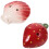 2Pcs Red Ceramic 6-Hole Ocarina Portable Beginner Musical Instrument 1
