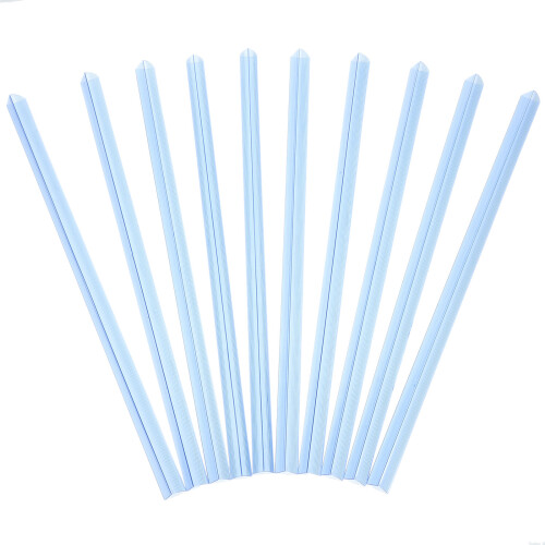 20Pcs Plastic Slide Binders Blue ABS Bookbinding Clips for Office Use