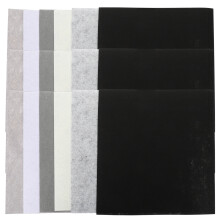 Multi Diy Sewing Patchwork Felt Fabric 18pcs