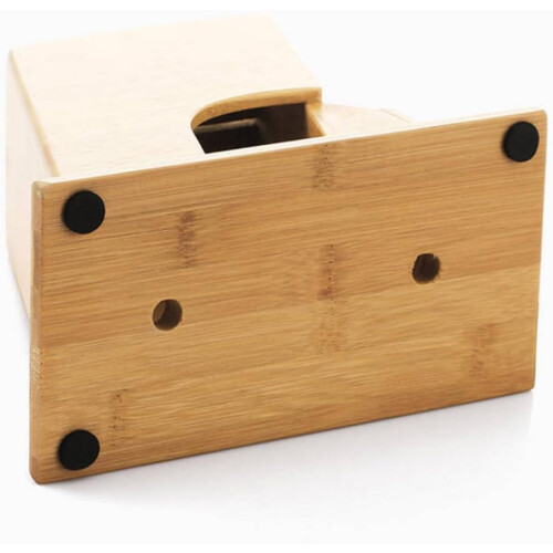 Multi-Function Bamboo Kitchen Cutlery Rack with Ventilated Slope Design for Knife and Utensil Storage 2