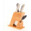 Multi-Function Bamboo Kitchen Cutlery Rack with Ventilated Slope Design for Knife and Utensil Storage 2