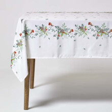 (132 x 178cm) Robin Christmas Tablecloth
