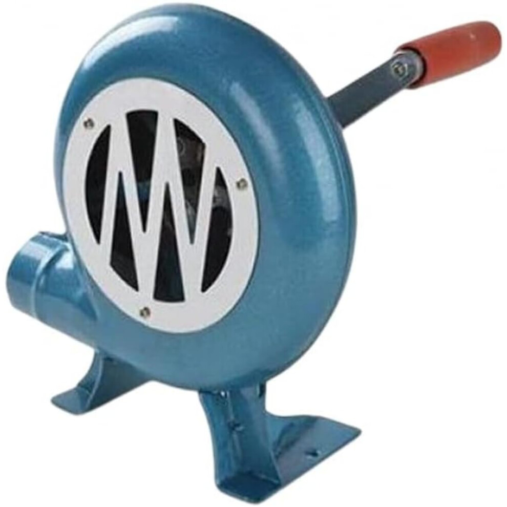 Hand Blower for BBQ, 120W Household Outdoor Barbecue Blower with Iron Gear, Small Centrifugal Design for Cooking