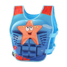 Schwimmweste Kinder 2 Jahre Blue Auftriebsweste mit Schwimmflügeln und Schwimmscheiben für Babys 01 L