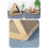 Vertical Cat Tower Scratcher for Cats, Triangular Design, Multi-Purpose Pet Product, Durable Material, Space-Saving Style 3