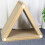 Vertical Cat Tower Scratcher for Cats, Triangular Design, Multi-Purpose Pet Product, Durable Material, Space-Saving Style 5