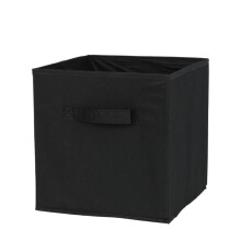 Storage Box Foldable Storage Box for Clothing, Shoes, Bedding – Black Fabric Drawer Organizer, Space-Saving Design