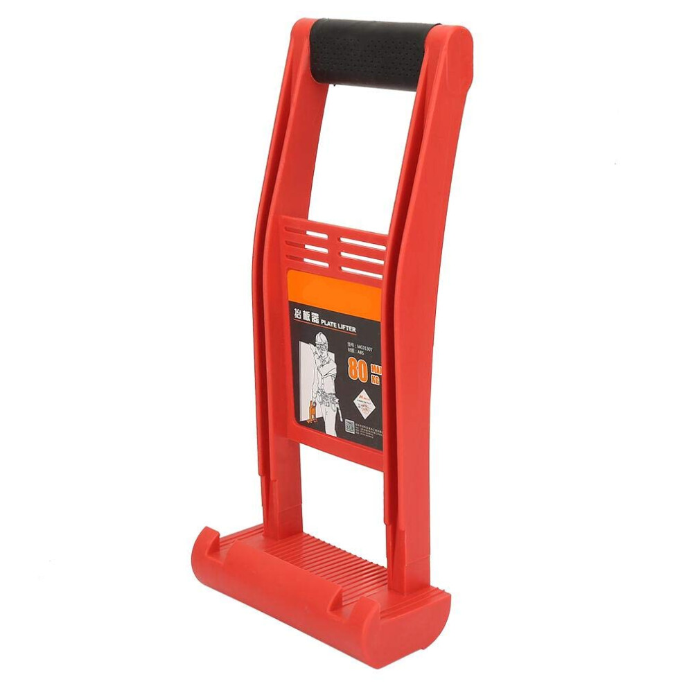 Lifting Board Tool Panel Lifter Carrier Plate For Plywood And Gypsum Board, 80Kg Capacity Abs Gripper With Skid-Proof Handle 6038364499837