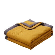 Cooling Blanket Summer Cool Air Conditioning Quilt Yellow 200x220cm Soft Comfortable Thin Bed Blanket for Kids and Adults
