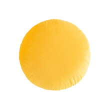 Round Throw Pillow 18 Inch Super Soft Yellow Decorative Cushion for Sofa Office Living Room Bedroom Floor Use