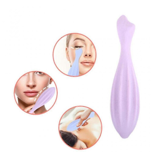 (Blue) Silicone Reusable Face Massage Roller Face Lifting Skin Care Reduce Acnes 2