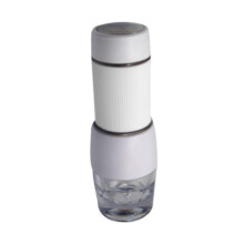 Press Tool Coffee Maker, Portable Travel Coffee Press, White Coffee Pot and Tea Maker, Compact Design for On-the-Go Use