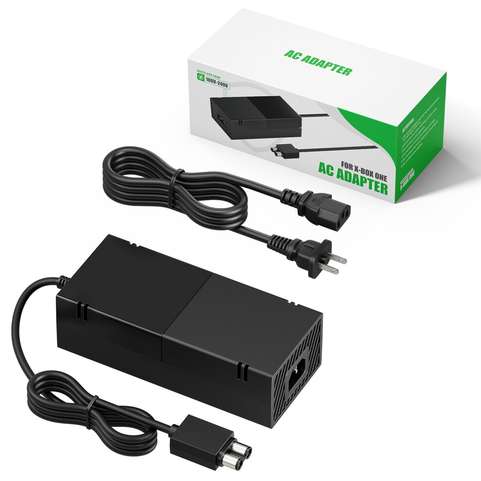 Power Supply Brick For Xbox One Console, 100-240V Ac Adapter Charger Replacement Compatible With Model 1540 6038364500403