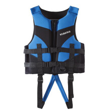 Children's Life Jacket for 2-Year-Olds with Swim Wings and Floats Baby Swimming Aid Blue M Safety Vest