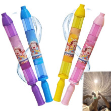 Fireworks Water Gun Set, High Pressure Water Spray Toy for Pools, Interactive Pusher Type Water Jet, 4 Pieces