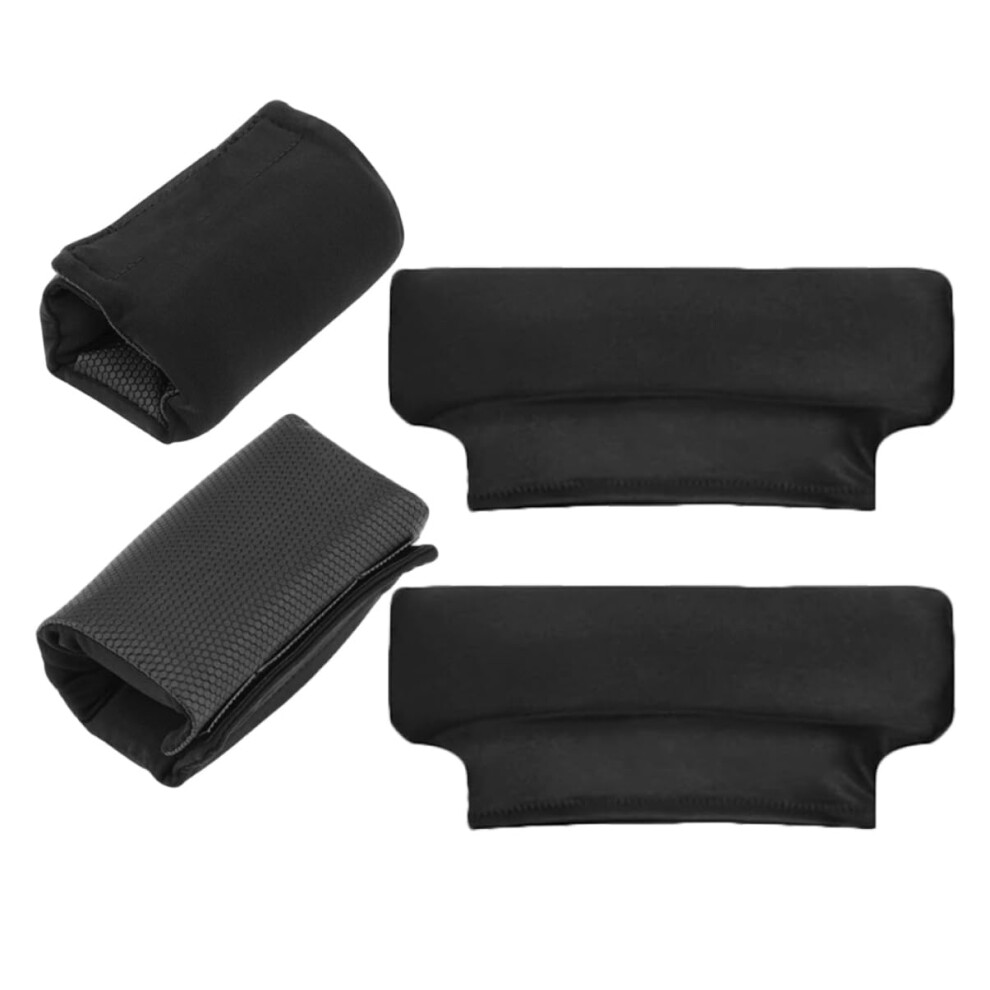 Replacement Crutch Pads Padded Hand Grips Universal Underarm Crutch Covers for Adults Seniors Teenagers 4pcs Comfortable Foam