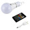 E27 RGB Rechargeable Light Bulb with Remote Control and Timer Dimmable Touch Control 2700 1