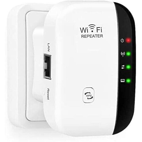 WiFi Extender, Signal Booster Up to 3000sq.ft WIFI Internet Repeater