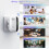 WiFi Extender, Signal Booster Up to 3000sq.ft WIFI Internet Repeater 6