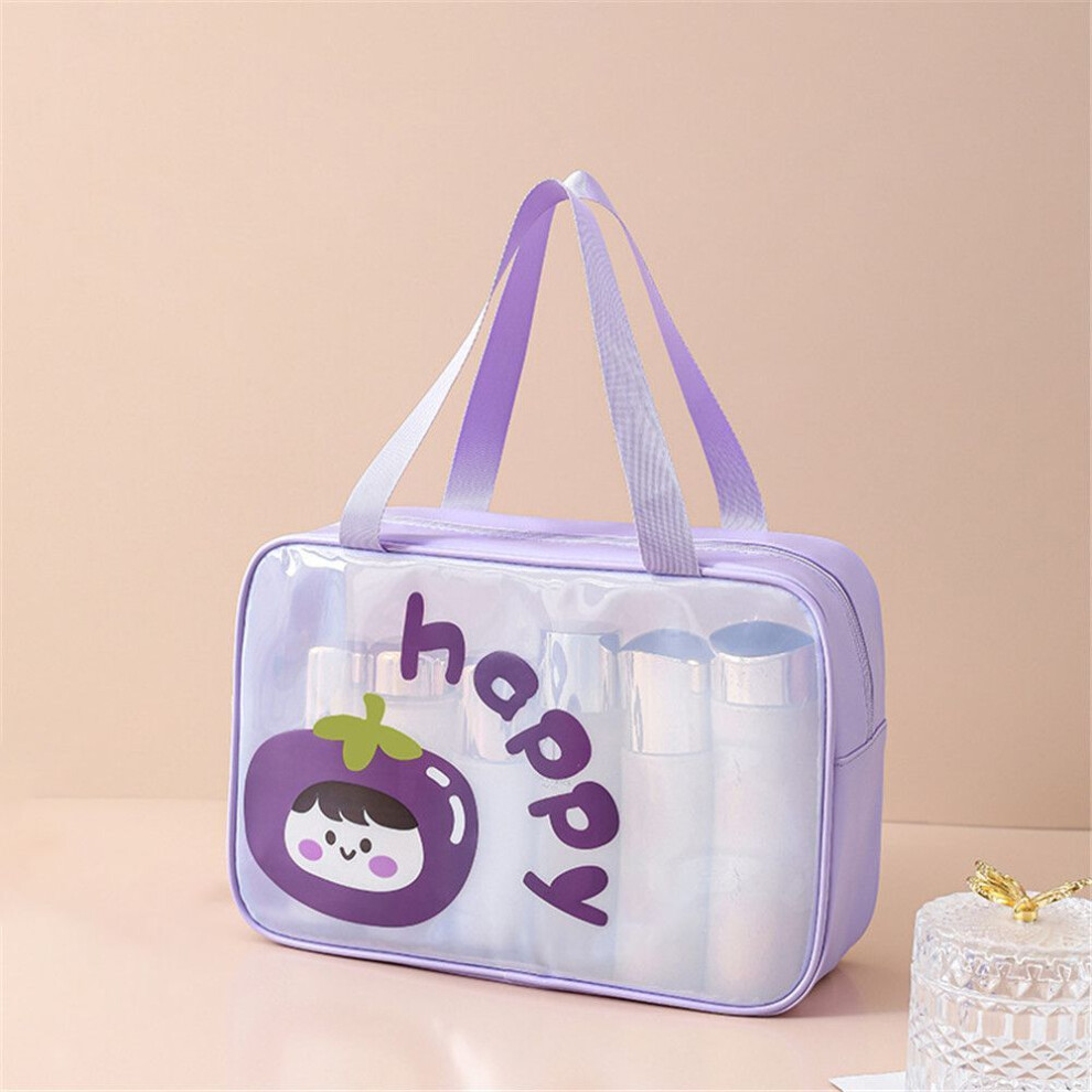 (C#-L) Moe Fun Transparent Cosmetic Bag Pvc Waterproof Toiletry Bag Large Capacity Pu-image-OPC-PJXCPTS-NEW