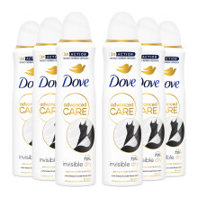 (Buy 6 - Invisible Dry) Dove AntiPerspirant Advanced Care Deodorant, 150ml