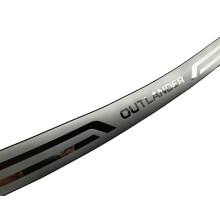 För Mitsubishi Outlander 2022-2025 Trunk Sill Trim Bakre stötfångare Cover Car Stickers Accessories