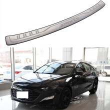 Bil bakre stötfångare stagstam trimstyling för Chevy Malibu 2016-2025 Auto skyddande klistermärken rostfritt stål tillbehör