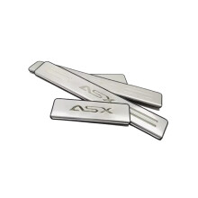 För Mitsubishi ASX 2013-2020 Rostfritt stål Bilddörr Sill Scuff Plate Trim Automobile Side Entr a-tröskelskyddsklistermärke