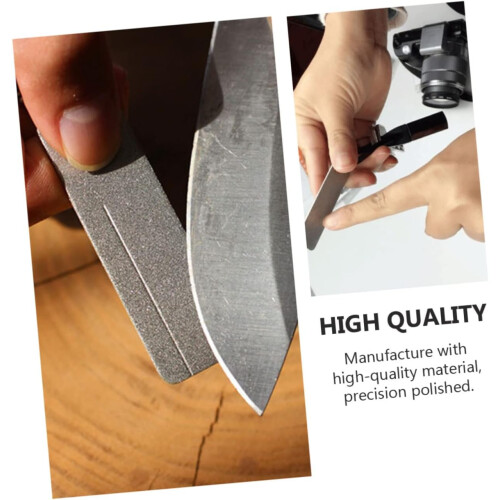 Whetstone Pack of 2 Diamond Sharpening Stones Rectangular Home Sharpener Tool for Kitchen and Outdoor Use 2
