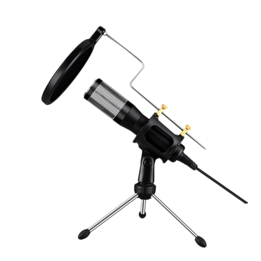 Plug And Play Microphone For Computer Long Distance Desktop Voice Chat Streaming Podcasting Conferencing Compatible Black 6447073875458