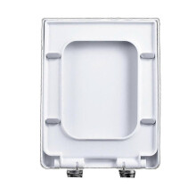 1mor Toilet Seats Close Pp Elongated Square Shape Bathroom Accessories Durable Heavy Duty 06c-pp Toilet Lid --