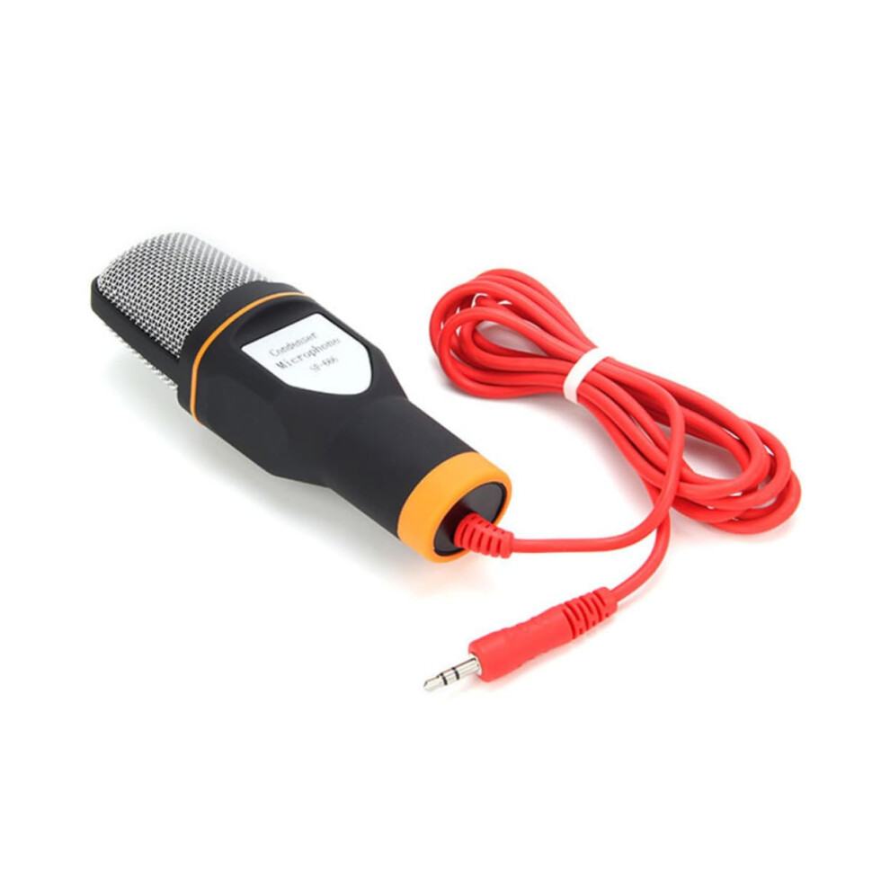 Ultra-Lightweight Computer Microphone Mini Condenser Mic For Mobile Devices Tablets Laptops With Built-In Earphones 6447073875588