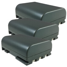 Camcorder Batteries for Canon MV950, 3-Pack SDNB2LH, Li-ion 7.4V 900 mAh Ultra High Capacity Replacement for NB-2L