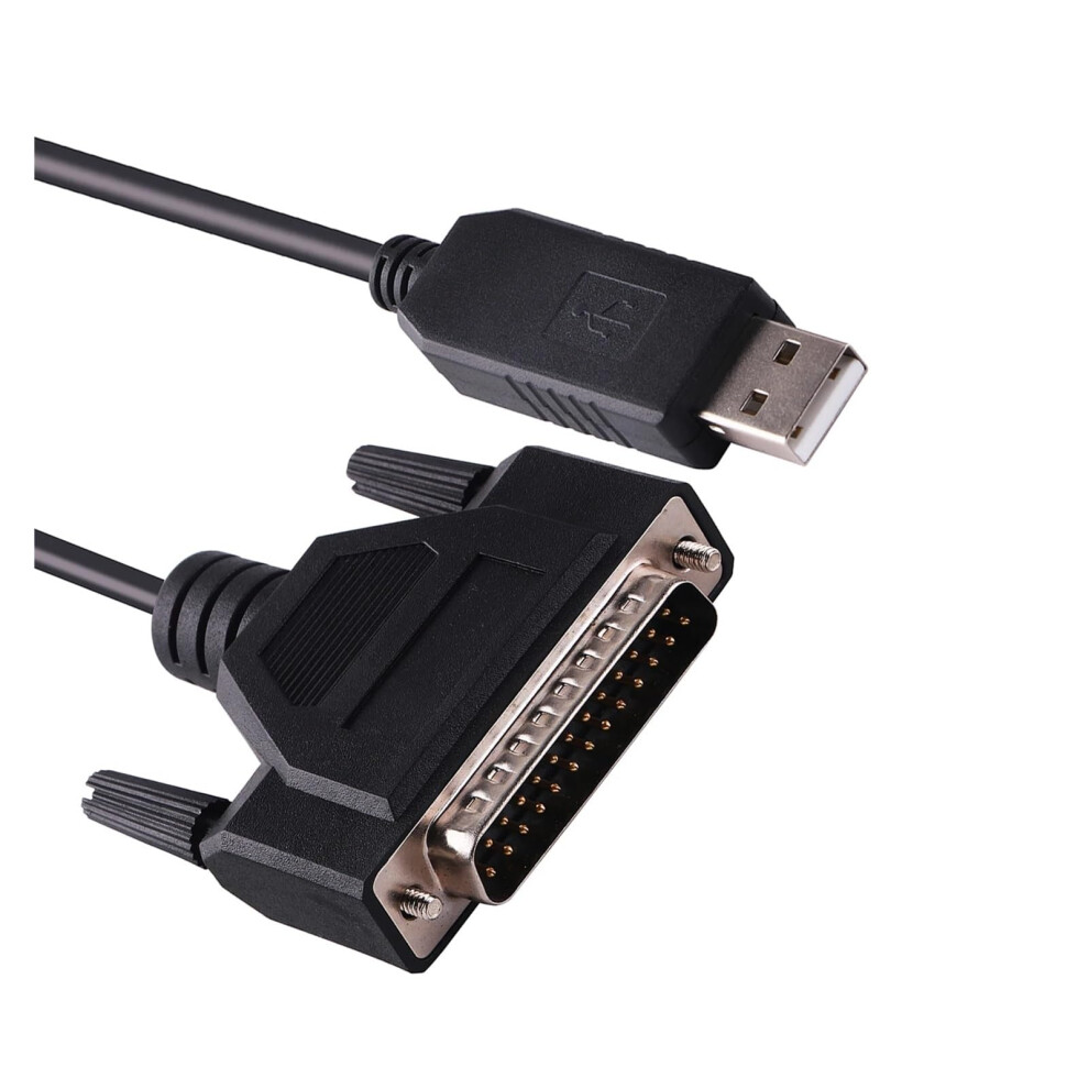 Usb To Rs232 Db25 Serial Adapter Cable 1.8M For Fanuc Cnc Dnclink Configuration And Setting Transfer 6482260891415