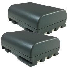 Camcorder Batteries Compatible with Canon MV920, 7.4V 900 mAh Li-ion Replacement for Canon NB-2L, 2 Pack SDNB2LH