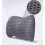 1 piece lumbar pad 4D mesh bandage dark gray 3