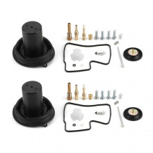 2 Sets Carburetor Rebuild Kit Carb Repair Accessories Fit for Honda VLX600/VT600 1994-2003