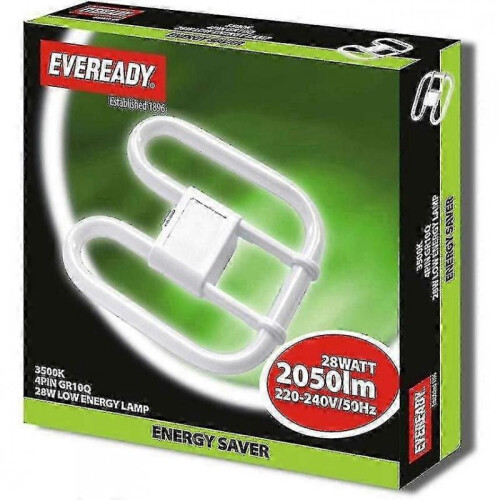 Eveready 28W 4 Pin 2D Energy Saving Lamp 1