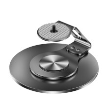 Projector Stand, Portable Desktop Projector Mount with 360 Degree Rotation for Indoor Outdoor Use, Black Color